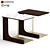 Natuzzi Winston Coffee Table: Sleek and Stylish Design 3D model small image 1