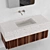 Modern Bathroom Furniture Set 3D model small image 2