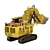 Cat 6090 FS Hydraulic Excavator 3D model small image 2
