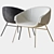 Elegant Anita Armchair SP01 3D model small image 1