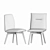 Modern Chair Set: Connubia Maya & Hexa 3D model small image 4
