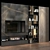 Modern TV Shelf Design by Studia 54 3D model small image 2