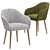 Lili Dining Chair: Elegant and Stylish 3D model small image 6