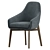Montis Vico - Stylish and Compact Chair 3D model small image 1