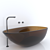 Elegant Glass Bathtub 3D model small image 2