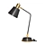 Sleek Steel Table Lamp 3D model small image 2