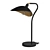 Stylish Brass Accented Table Lamp 3D model small image 1