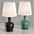 Elegant Rigby Lamp: Porta Romana 3D model small image 1