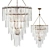 Elegant Eloise Chandelier by Arteriors Home 3D model small image 1