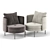 Elegant Torii Armchair: Modern Comfort 3D model small image 2