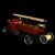 Blazing Red Fire Engine 3D model small image 3