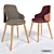 Monro by Sicis: Elegant and Versatile Chair 3D model small image 1