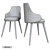 Monro by Sicis: Elegant and Versatile Chair 3D model small image 3