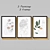 Art Frams: Trio of Art Line Masterpieces 3D model small image 1