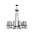 Classic Elegance: Napoli Chandelier 3D model small image 5