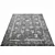 Botanica Hand-Knotted Rug: Timeless Elegance 3D model small image 2