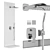 Puravida Shower Set by Hansgrohe 3D model small image 3