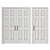 Elegant Classic Interior Doors 3D model small image 1