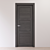 Baltimora New 2044P: Stylish Gray Oak Interior Door 3D model small image 1