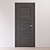 Baltimora New 2044P: Stylish Gray Oak Interior Door 3D model small image 2
