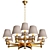 MW-Light DelRey 12 - Elegant Chandelier with 12 Lights 3D model small image 1