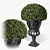 Modern Cypress Gardens Planter 3D model small image 1