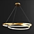 Glimmering Ring Chandelier Collection 3D model small image 2