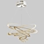 Golden Loop Pendant Light - Stylish and Contemporary 3D model small image 1