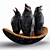 Melodic Ravens: Sculpted Boat 3D model small image 3