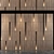 Decorative Wood Wall Panel 3D model small image 1