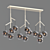 Sedona Triple Chandelier: Elegant Illumination at Its Finest 3D model small image 1