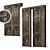 Vintage Double Door Masterpiece 3D model small image 1