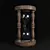 Vintage Hourglass: Timeless Home Decor 3D model small image 1