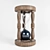 Vintage Hourglass: Timeless Home Decor 3D model small image 4