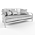 Edgewater Rattan Sofa - Serena & Lily 3D model small image 2