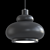 Sleek Modern Pendant Lamp 3D model small image 2