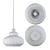 Sleek Modern Pendant Lamp 3D model small image 4