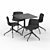 Modern Hay Table and Chair Set 3D model small image 3