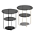 ModernMarbleSteelSideTable 3D model small image 2