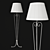 Elegant Beige Floor Lamp 3D model small image 2