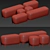 Elegant Hemlock Ottoman: 3D Model 3D model small image 2