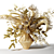 Boho Chic Dried Flower Bouquet 3D model small image 1