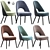 Elegant Swind Dining Chair 3D model small image 1