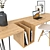 Sturdy Work Table - 2000x600x730mm 3D model small image 16