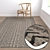 Luxury Set of 3 High-Quality Carpets 3D model small image 5