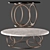 Modern Metal Table 3D model small image 1