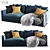 Amir's Singita TurboSmooth Sofa 3D model small image 1