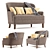 Elegant Masseto Sofa: Luxurious Comfort 3D model small image 4