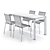 Elegant Calligaris Duca Table Set 3D model small image 5