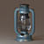 Vintage Soviet-Style Kerosene Lamp 3D model small image 1
